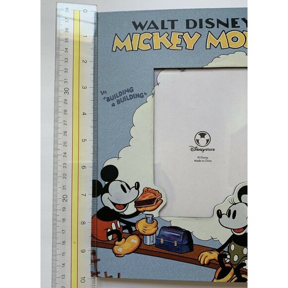 Disney Store Photo Picture Frame Large Mickey Minnie 10x8 Fits 5.5x3.5 Retro - Picture 8 of 11